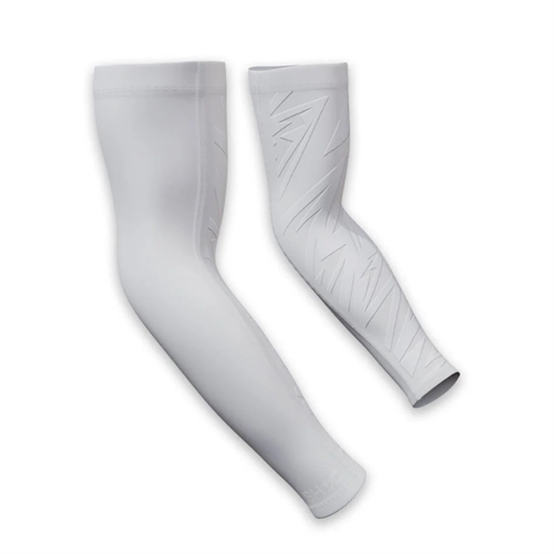 SHOC SuperGrip compression arm Sleeve (1 par) - Hvid