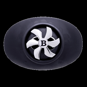 BATTLE OXYGEN Spinner, Black w. Silver