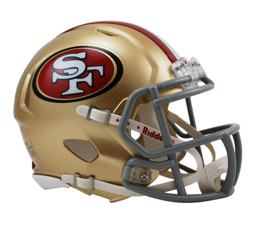 San Francisco 49ers NFL Speed Mini Hjelm