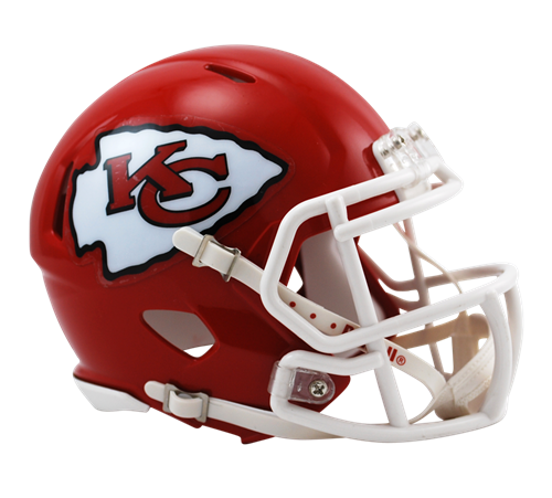 Kansas City Chiefs NFL Speed Mini Hjelm