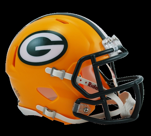 Green Bay Packers NFL Speed Mini Hjelm