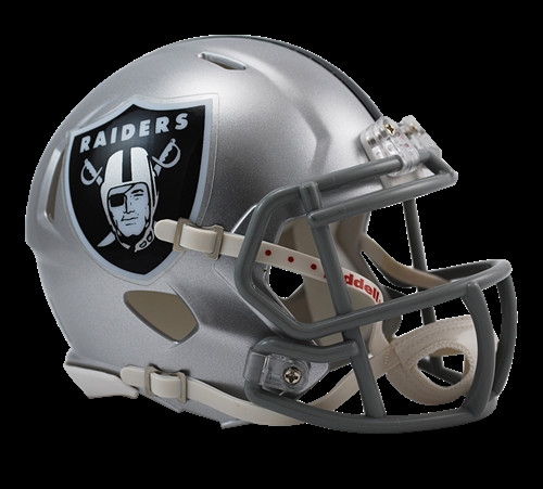Las Vegas Raiders NFL Speed Mini Hjelm