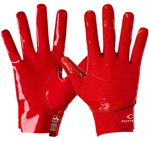 Cutters CG10440 Rev Pro 5.0 Receiver Gloves Solid - rød