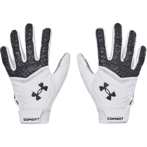 Under Armour Combat Lineman Handsker, Sort/Hvid