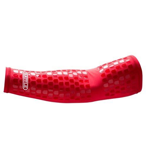 Battle Football Ultra-Stick Full Arm Sleeve (1 stk) - Rød
