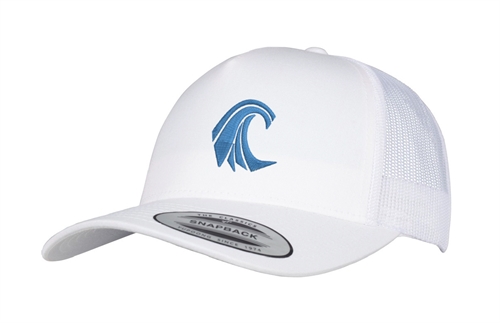 Nordic Storm Snapback Trucker Cap, hvid - Blue Wave