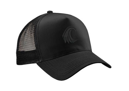 Nordic Storm Snapback Trucker Cap, sort - Black Wave