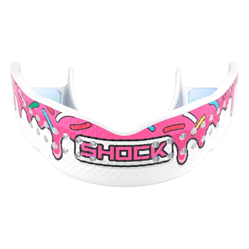 Shock Doctor Trash Talker - White/Pink sprinkle