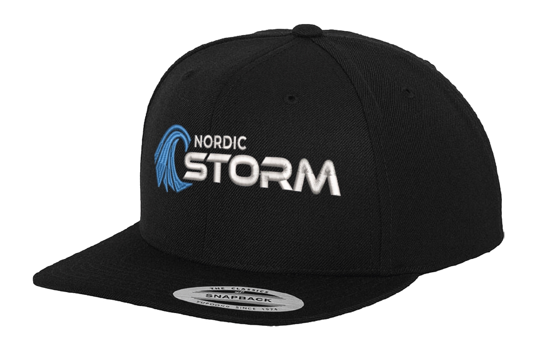 Nordic Storm Classic Snapback Cap, sort - Full Storm