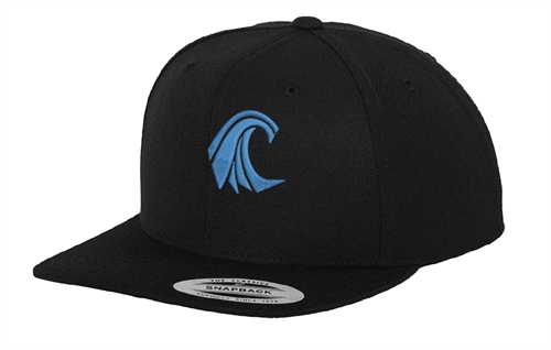 Nordic Storm Classic Snapback Cap, sort - Blue Wave