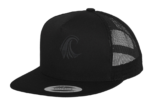 Nordic Storm Snapback Trucker Cap, sort - Black Wave