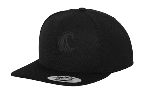 Nordic Storm Classic Snapback Cap, sort - Black Wave