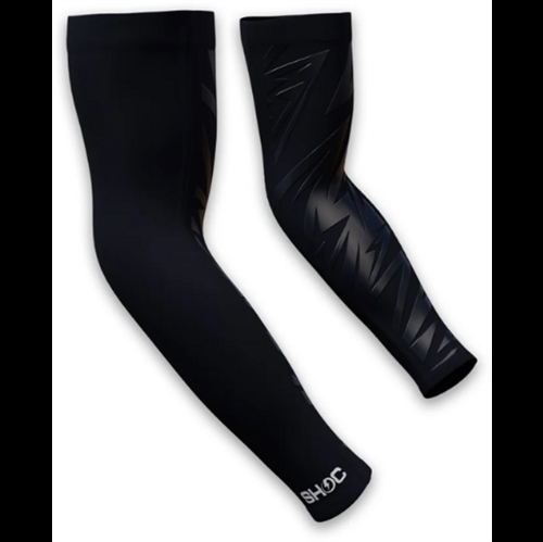 SHOC SuperGrip compression arm Sleeve (1 par) - Sort