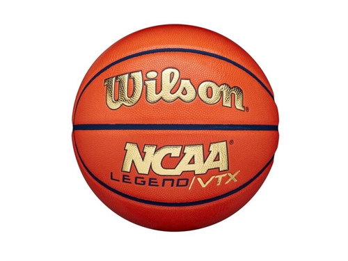 Wilson NCAA LEGEND VTX Orange/Gold basketball, str. 7