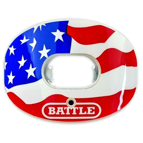 BATTLE OXYGEN Limited Edition Lip Protector - American Flag Chrome
