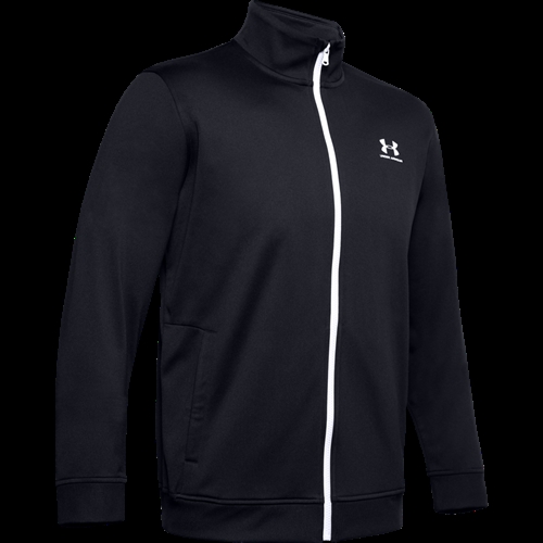 UA Sportstyle Tricot Jacket - Sort/hvid