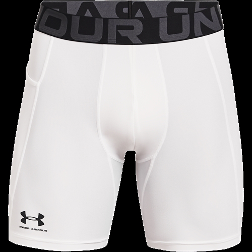 Men's HeatGear® Armour Compression Shorts - Hvid