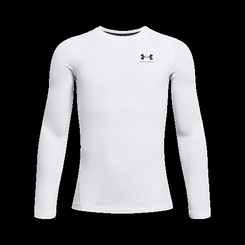 Boy's ColdGear® Armour Comp Long Sleeve - Hvid