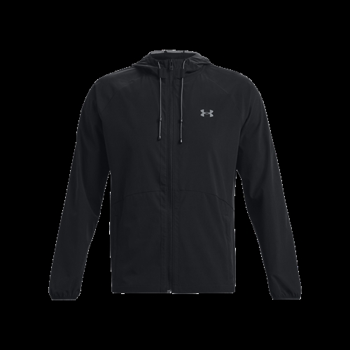 UA Stretch Woven Windbreaker - Sort