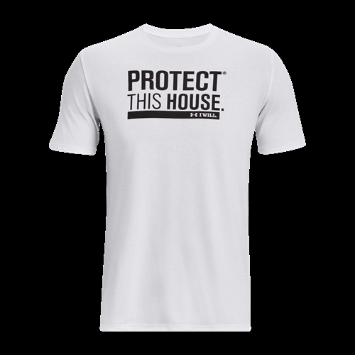 Men's UA Protect This House Short Sleeve - Hvid