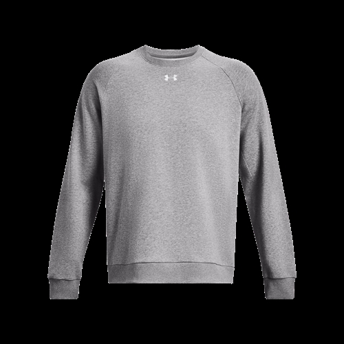 Men\'s UA Rival Fleece Crew - Castlerock Light Heather