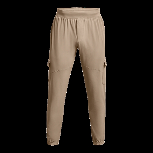 Men's UA Stretch Woven Cargo Pants - Sahara