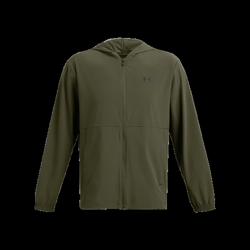 UA Vibe Woven Windbreaker - Marine OD Green