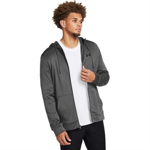 UA Armour Fleece Full Zip Hoodie - Castlerock