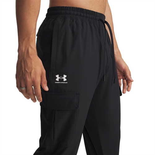Men\'s UA Vibe Woven Cargo Pants - Sort