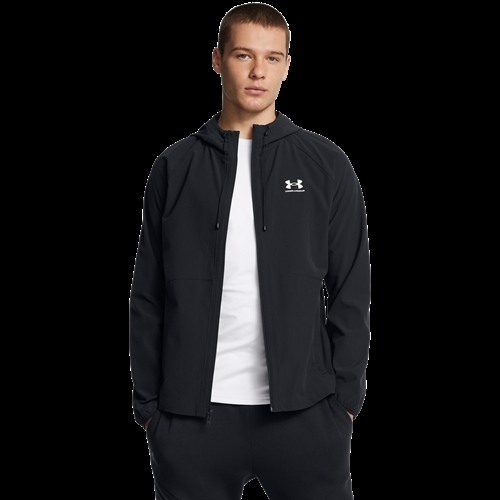 UA Stretch Woven Windbreaker EU - Sort